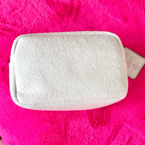 🦋Gloss & Glo Terry Cloth SNACKS 🏊 white  pouch - Picture 4 of 6